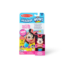 Melissa & Doug Sticker Wow! 24-Pagina Activiteitenpad en Stickerstempel, 300 Stickers, Creatief Speelgoed - Disney Minnie M
