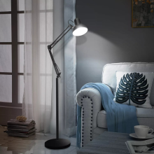 Tall Spotlight Floor Lamp Standard Free Standing Living Room Home Light E27 Bulb