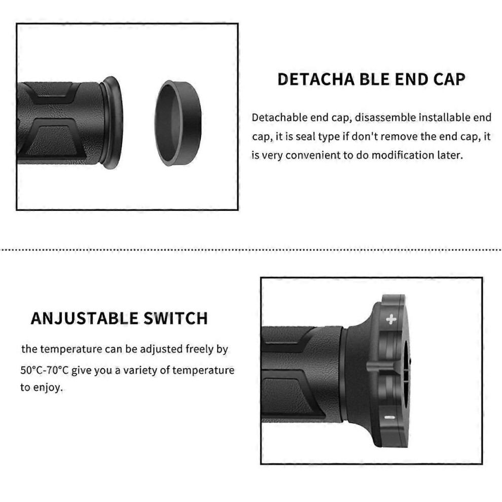 Manopole Riscaldate Per Moto Manopole Riscaldate Da 22 Mm Manopole Riscaldate Per Atv Manopole Stampate