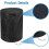 Rain Butt Cover, Round, Oxford Fabric with Drawstring 5