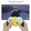 Mini Steering Wheel for XboxoneSX Elite2 Handle Gaming Handle Accessories Game Auxiliary Controller Metallic Gold 3