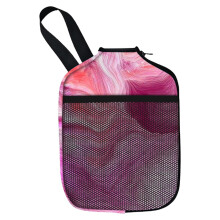 Pickleball paddle cover – Protective cover with zipper, durable, neopren, pink