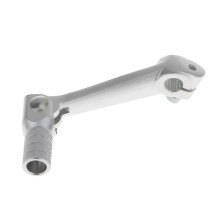 Fällbar växelspak i aluminium för motorpinne, silver