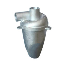 Separatore di polvere ciclonico turbocompressore in alluminio per aspirapolvere con collettore