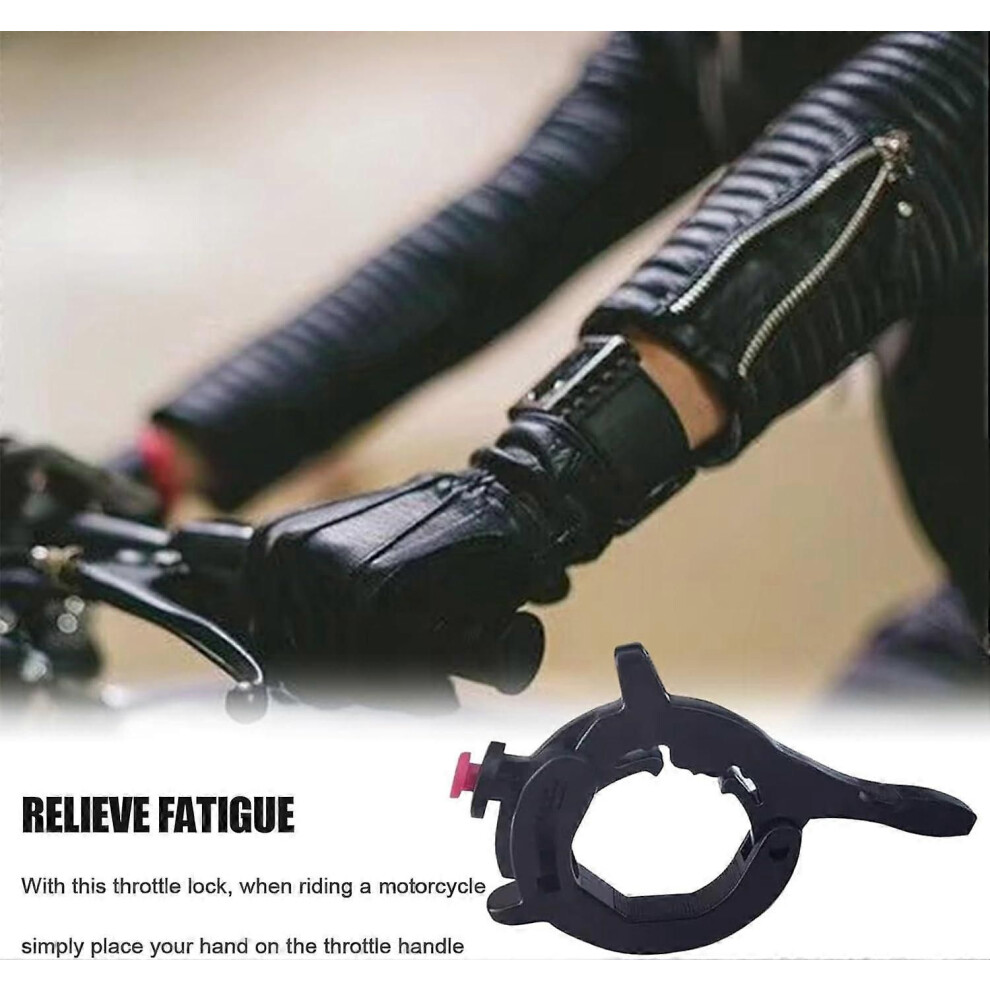 Pumwoy Régulateur De Vitesse Moto Universel - Verrouillage Accélérateur Facile Et Sûr Pour Conduite Confortable