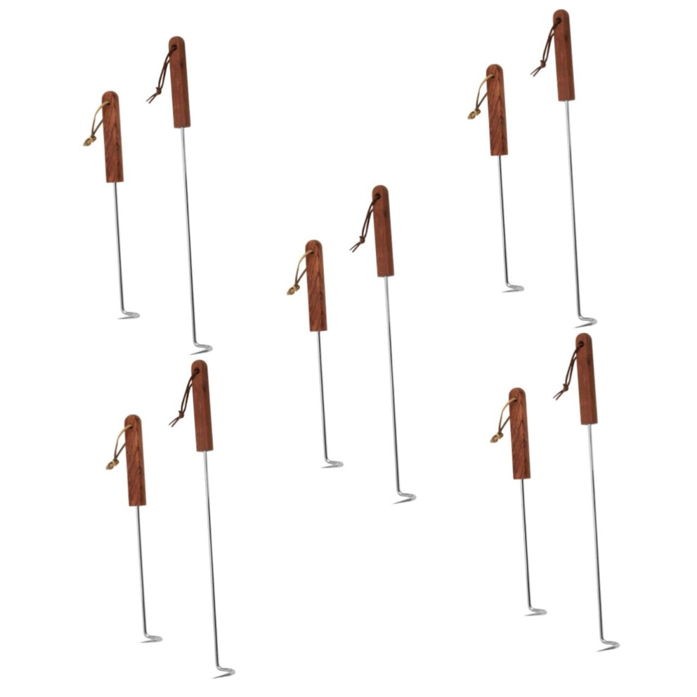 Meat hook turner handles grill meat flipper grinder kit 2 pieces Ref: 7904-image-OPC-PJ5XY8W-NEW