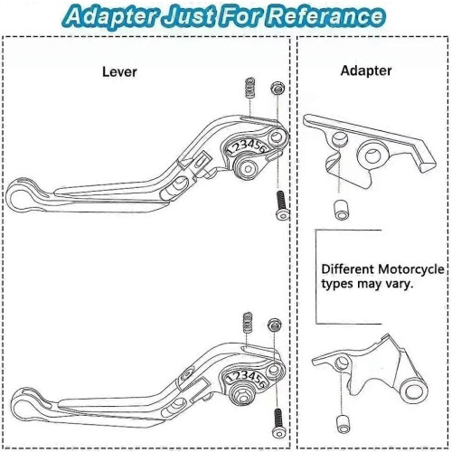 clutch lever For CBR1000RR FIREBLADE 2008 adjustable folding lever(Z3) 2