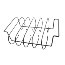 Grill Rack for Ribs Stainless Steel Steak Rack for Outdoor BBQ Garden Grill Accessories Ideal for Juicy Ribs and Steaks