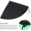 Pack of 2 Rain Butt Net, Adjustable Cover with Drawstring (Ø80cm) 3
