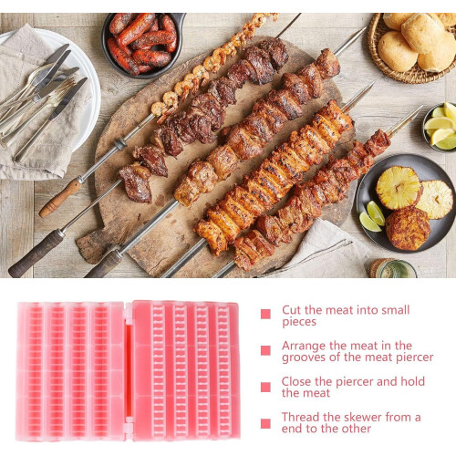 Grilling Skewers, Meat String Maker, Easy Use BBQ Tool 1