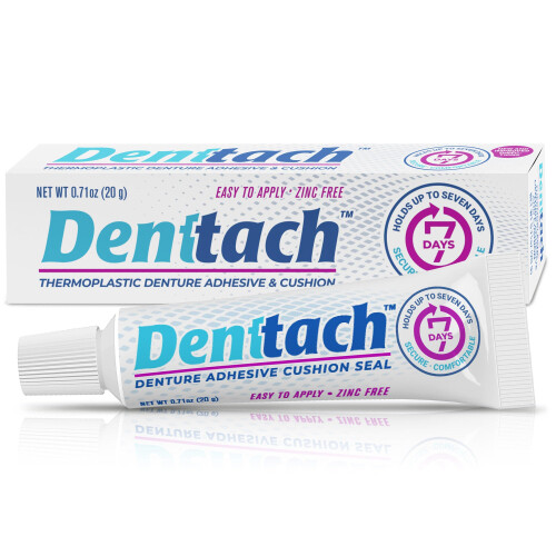 Denttach Colla per Protesi, Colla Termoplastica per Protesi, Comfort e Sicurezza fino a 7 giorni