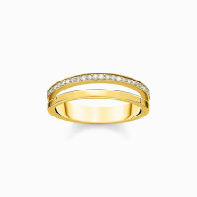 Thomas Sabo - TR2316-414-14-58 - Ring - Women - 925er Silver yellow gold-plated - Size 58