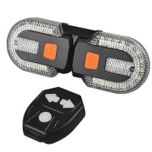Indicatori di direzione LED ricaricabili senza fili per biciclette