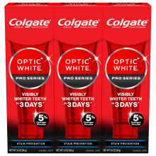 Dentifrice Colgate Optic White Pro Stain Prevention au Peroxyde d'Hydrogène