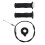 Motorbike Throttle Handle Grip Set For Motorcycle Modification Featuring Speed Adjustment Black Plastic 3