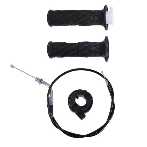 Motorbike Throttle Handle Grip Set For Motorcycle Modification Featuring Speed Adjustment Black Plastic 2