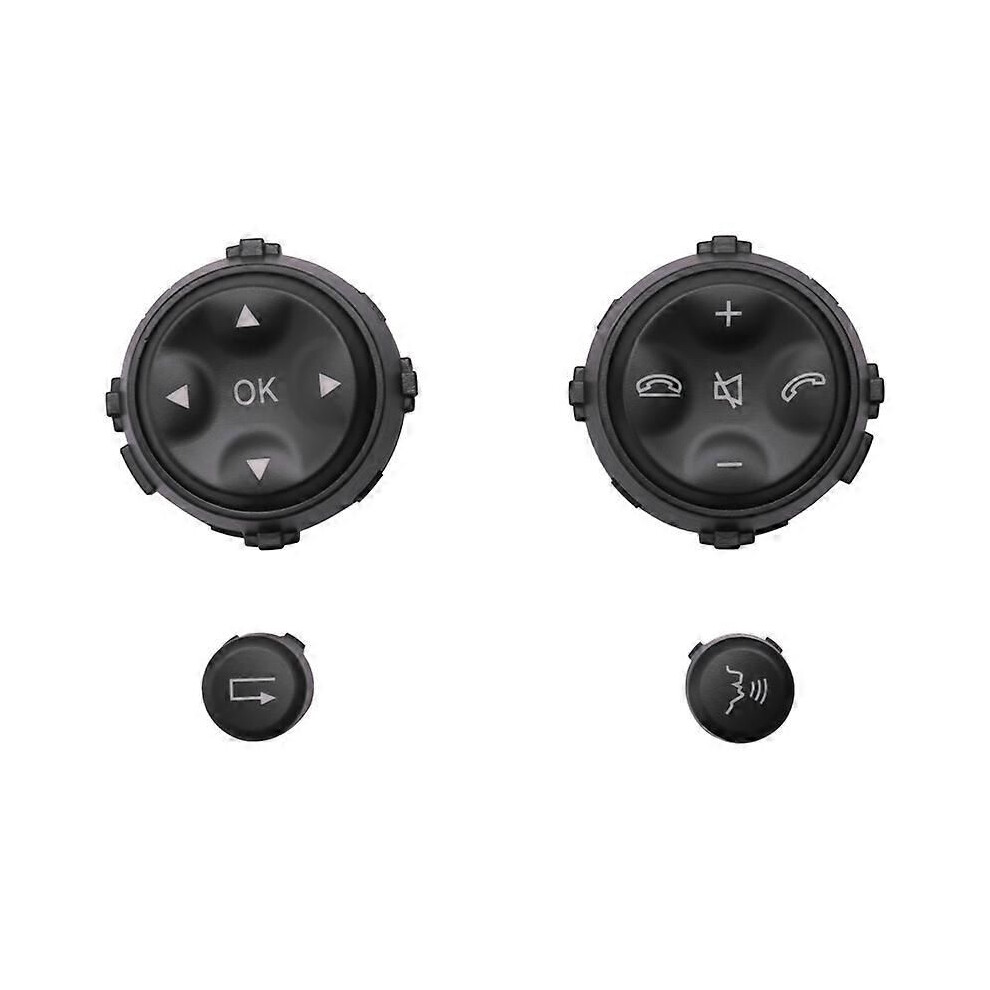 Car Multifunction Steering Wheel Button For - W221 S-Class S280 S300 S350 S400 Black 9152359443487
