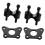 Handlebar Riser for Can Am Spyder, Aluminum Handle Bar Riser Extension Kit for Can-Am Spyder RT RTs 4