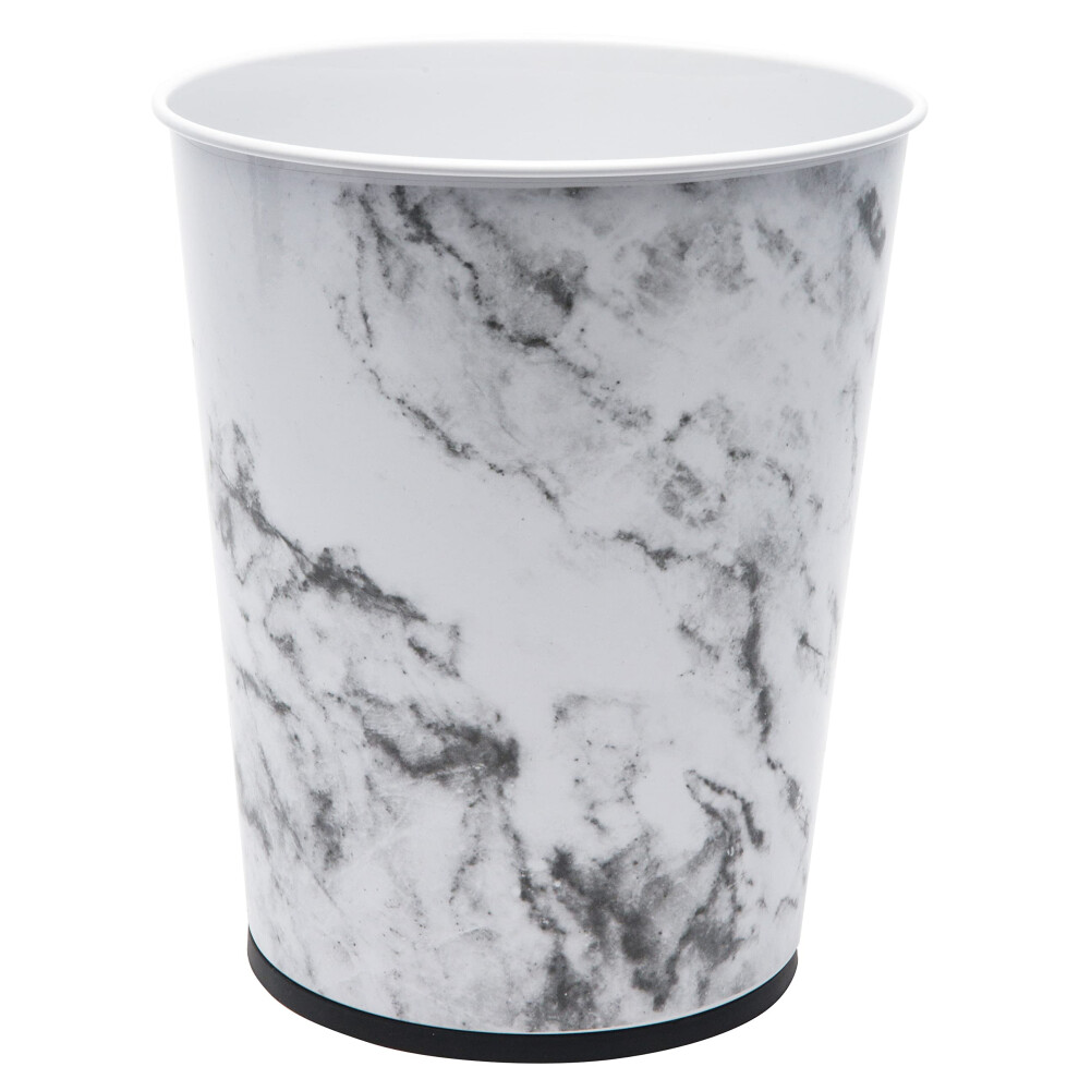Bath Bliss 5 Litres Small Wastebasket | Top Ouvert Rond | Poubelle Peut | Salle De Bain | Chambre | Cuisine | Bureau | Dortoir | Bac De D Chets D-image