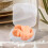Silicone swimming nose clip for adults, adjustable strap for water fun 2