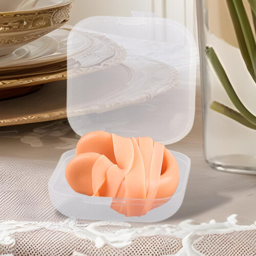 Silicone swimming nose clip for adults, adjustable strap for water fun 1