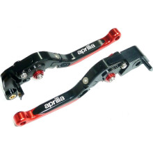 APRILIA RSV4-RF 2009-2023 FOLDING BRAKE & CLUTCH LEVERS ENGRAVED RACE ROAD TRACK