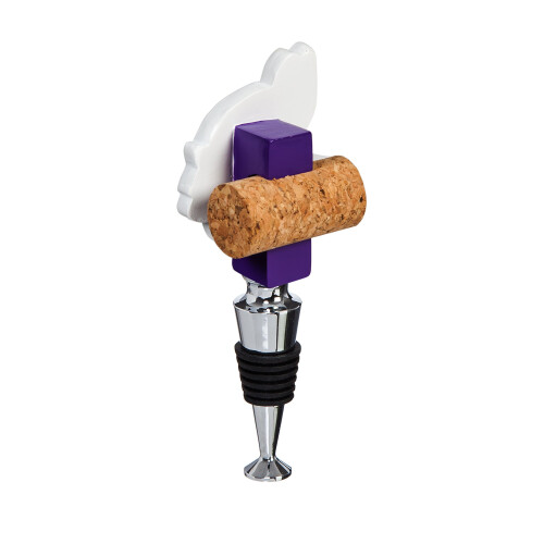 Evergreen Team Sports America Minnesota Vikings Hand-Painted Team Logo Bottle Stopper 1