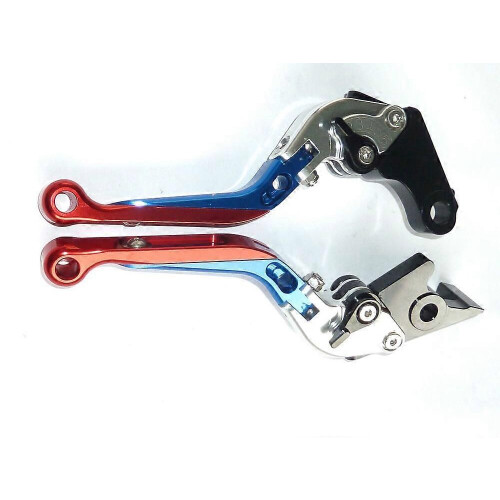 HONDA GROM 2014-2021  BRAKE + CLUTCH LEVER SET EXTENDABLE FOLDING engraved S15J