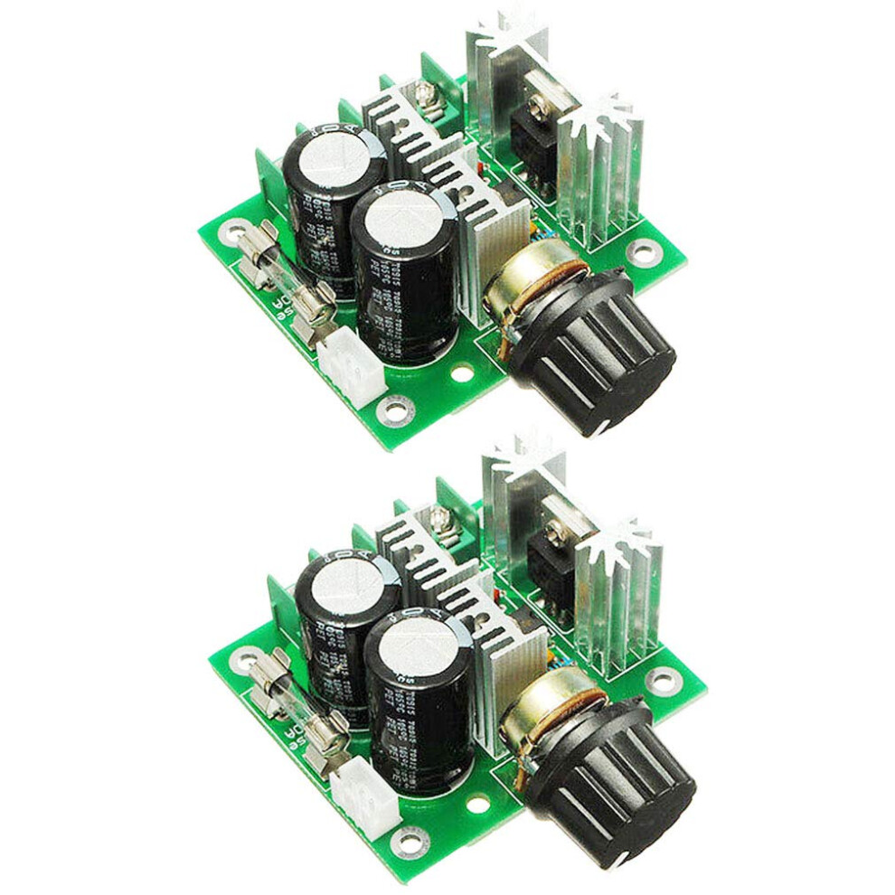 2Pcs 12V40v 10A Pwm Dc Motor Speed Control Switch Controller Voltage Regulator Dimmer 6276012637341