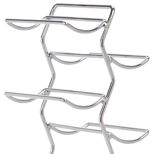 Amazon Amazon Basics Modern Style Wine Rack for 12 Bottles  Chrome 2
