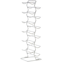 Amazon Basics Modern Style Wine Rack for 12 Bottles Chrome