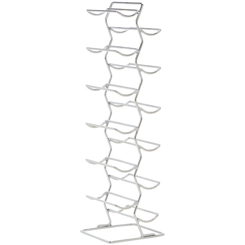 Amazon Amazon Basics Modern Style Wine Rack for 12 Bottles  Chrome