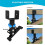 Deck post holder, Adjustable post base brackets, Post anchor, Deck post base support, Pergola mounting for posts, Deck railing mailbox with screws 4