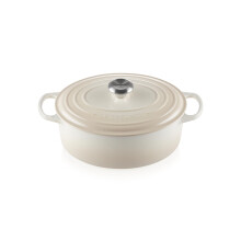 Le Creuset Enameled Cast Iron Signature Oval Dutch Oven 5 qt. Meringue