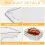 Grids for Hot Air Fryer,3 Layer Stackable Air Fryer Shelf 6