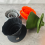 Häll över kaffedroppfilter silikon campingkaffefilter orange 6