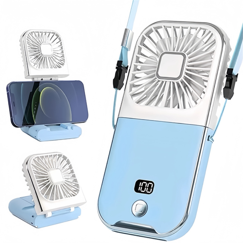 Outdoor Mini Fan Neck Hanging Mobile Power Fan B 2