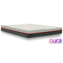(Super King (6' X 6'6")) Nura Sports Lite 20cm Thick Luxury Ultra Orthopedic Super Firm Foam Mattress