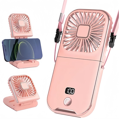Outdoor Mini Fan Neck Hanging Mobile Power Fan B 1