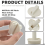 Temp Control Knob for Wall Heater 1 PC 4