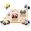 Quebra-cabeça de madeira 3D Montessori para crianças, brinquedo de combinação para presente 1