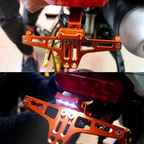 LED Motorcycle License Plate Light Decorative Lamp Universal A 1