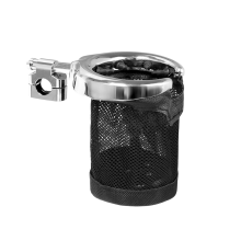 Conteúdo: Suporte universal de copo para guidão de moto 1 polegada/25 mm para Harley