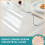 Προστατευτικό τραπεζιού από PVC 1.5mm 22x54" Διαφανές κάλυμμα γραφείου 5