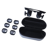 24X Headband Magnifying Glass 2X 6X 10X with 2 Led Light Magnifier