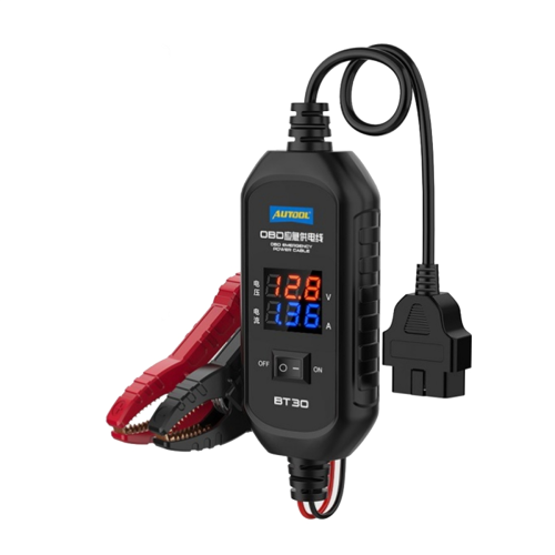 AUTOOL BT30 auton OBD II akun säästäjä hätävirtalähde 1