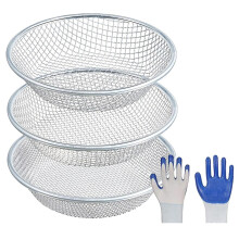 Tamis Ă terre pour le jardinage, tamis Ă roche pour seau de 5 gallons,