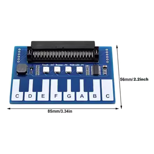 Para placa de expansão Micro-Bit Mini Piano Music Expansion Board 2