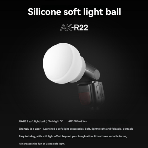 Silicone Soft Light Ball for Godox V1 Flash Special Soft Light 2