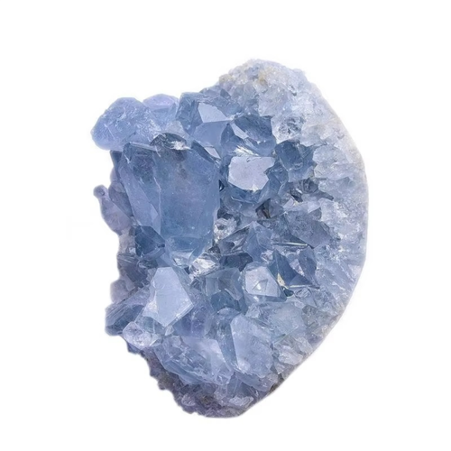 Cristais de Celestita Brutos, Cristais de Forma Irregular, Espécimes de Gemas 1
